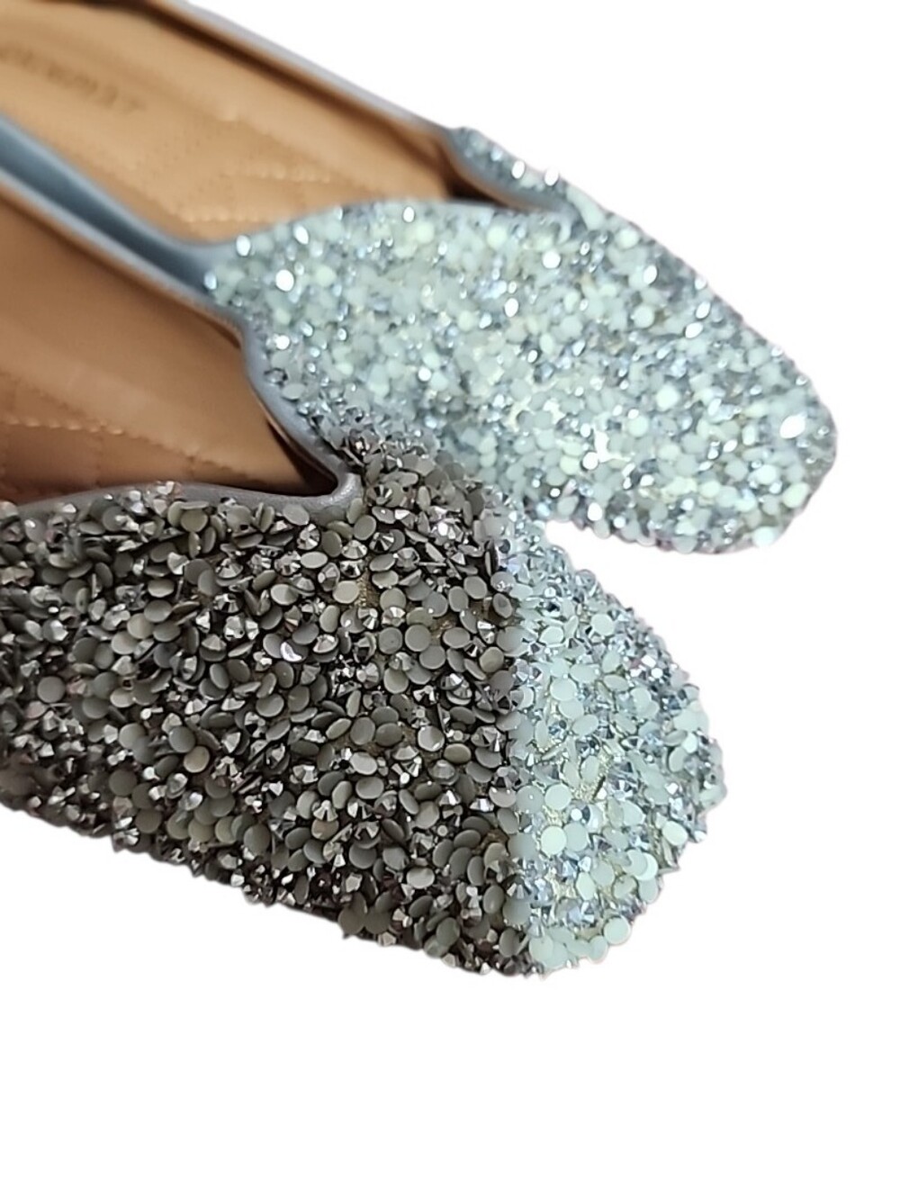Womens Rhinstone Flats. 260/ Us 9.5 - Picture 4 of 9